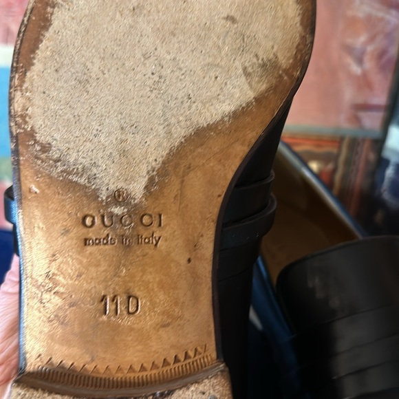 TIMELESS Vintage Black Gucci Leather Knot Bit Loafers - Picture 12 of 13